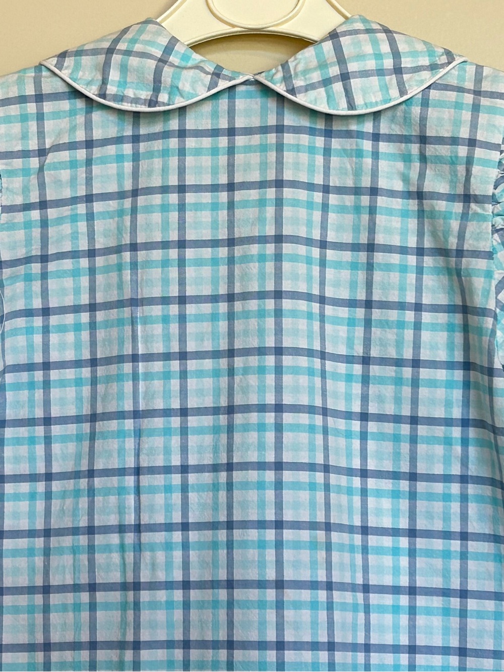 Sz6 Krewe Kids Plaid Scallop Collar Dress - Picture 5 of 6